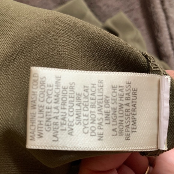 Max Studio London Sage Green Cargo Pants Size XL - Picture 5 of 8